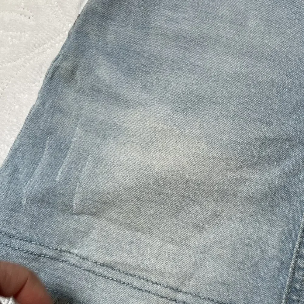 Justice Embroidered Jean Skort Size 6